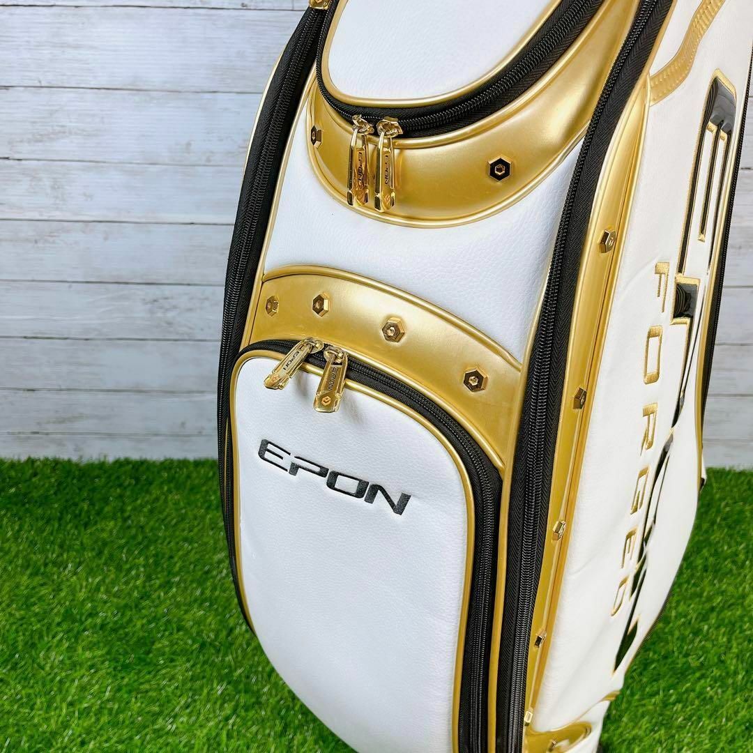入手困難】激レア EPON エポン キャディバッグ ホワイト 入手困難】激レア EPON エポン キャディバッグ ホワイト