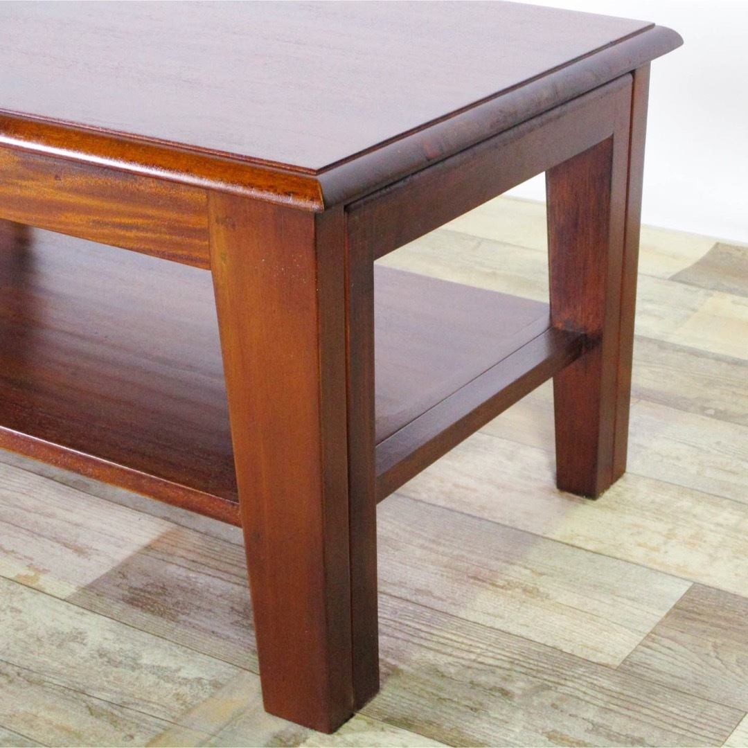 ② 新品 アジアン テーブル ローテーブル ちゃぶ台 センター 拡張 座卓 バリ