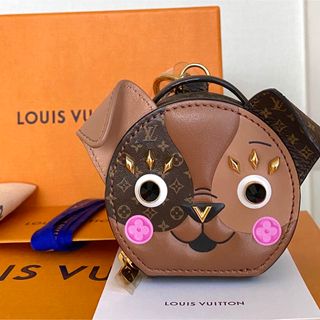 ルイヴィトン(LOUIS VUITTON)の【新品・未使用】ポルトクレ　パピー　ハットボックス　バッグ　チャーム　犬　ドッグ(コインケース)