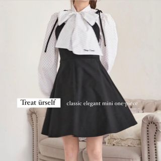 classic elegant mini one-piece(ミニワンピース)