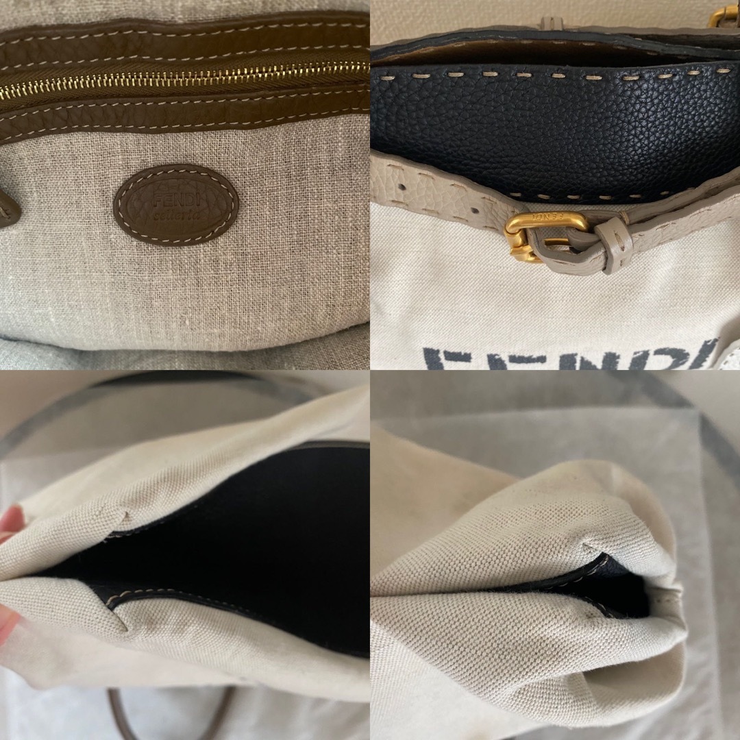 FENDI  フェンディ　ハンドバッグ　セレリア　キャンバス　トートバッグ