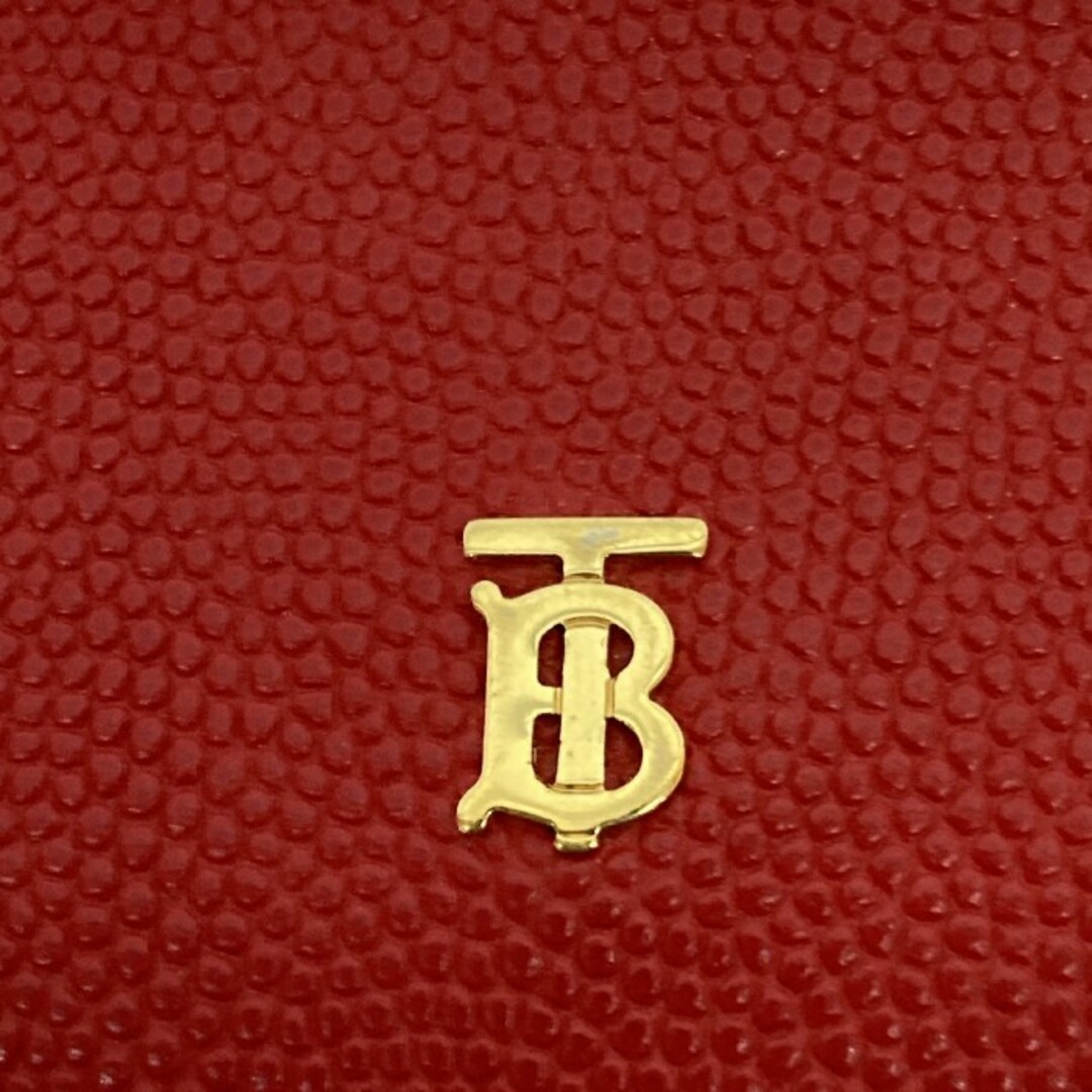 BURBERRY(バーバリー)の★バーバリー Wホック 三つ折り財布 キャビアスキン レッド レディースのファッション小物(財布)の商品写真