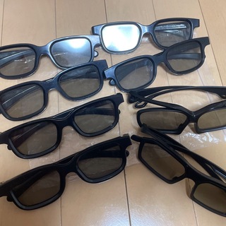 映画館の3Dメガネたち　8個セット(サングラス/メガネ)