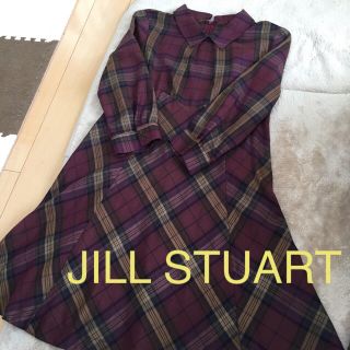 ジルスチュアート(JILLSTUART)のはむ様 専用＊チェックワンピース(ミニワンピース)