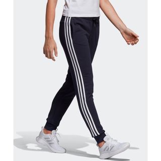 アディダス(adidas)の【adidas/アディダス】エッセンシャルズ3ストライプテーパードパンツ・L・黒(その他)