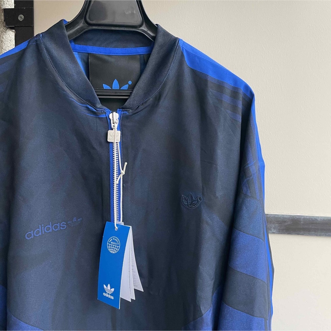【新品】adidas BLUE VERSION ハーフジップトラックジャケット