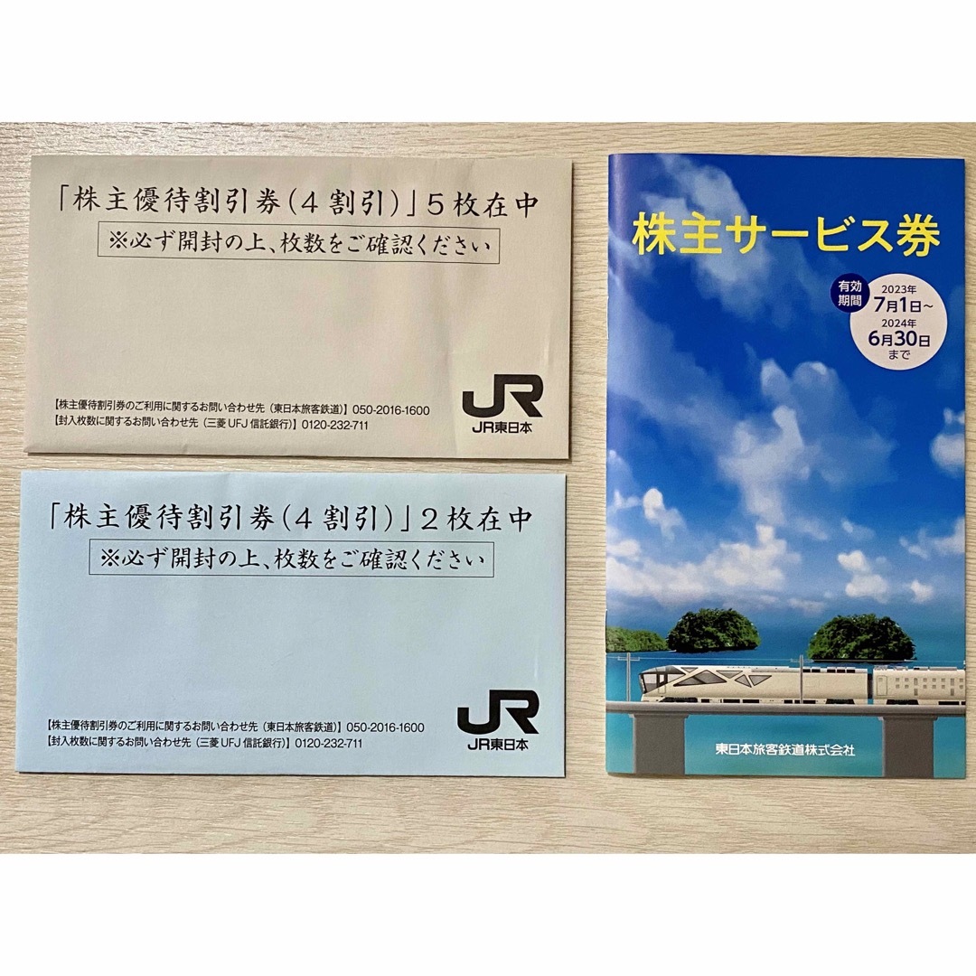 JR東日本旅客鉄道 株主優待割引券 7枚 - その他