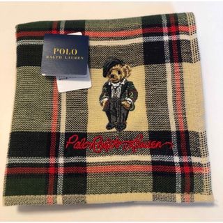 ポロラルフローレン(POLO RALPH LAUREN)のラルフローレン　ポロベアくまさん　テディベア　ハンドタオル　大判タオルハンカチ(ハンカチ)