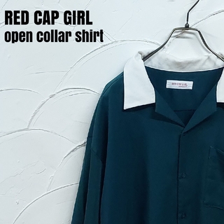 RED CAP GIRLS/レッドキャプガール オープンカラー シャツ(シャツ)
