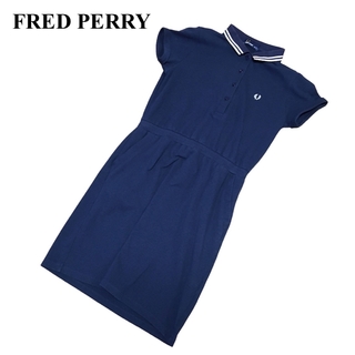 フレッドペリー(FRED PERRY)のフレッドペリー　ポロシャツワンピース　ネイビー　(ひざ丈ワンピース)