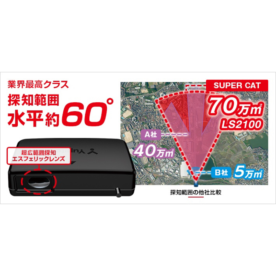 ユピテル レーザー&レーダー探知機 LS2100 セパレートモデル