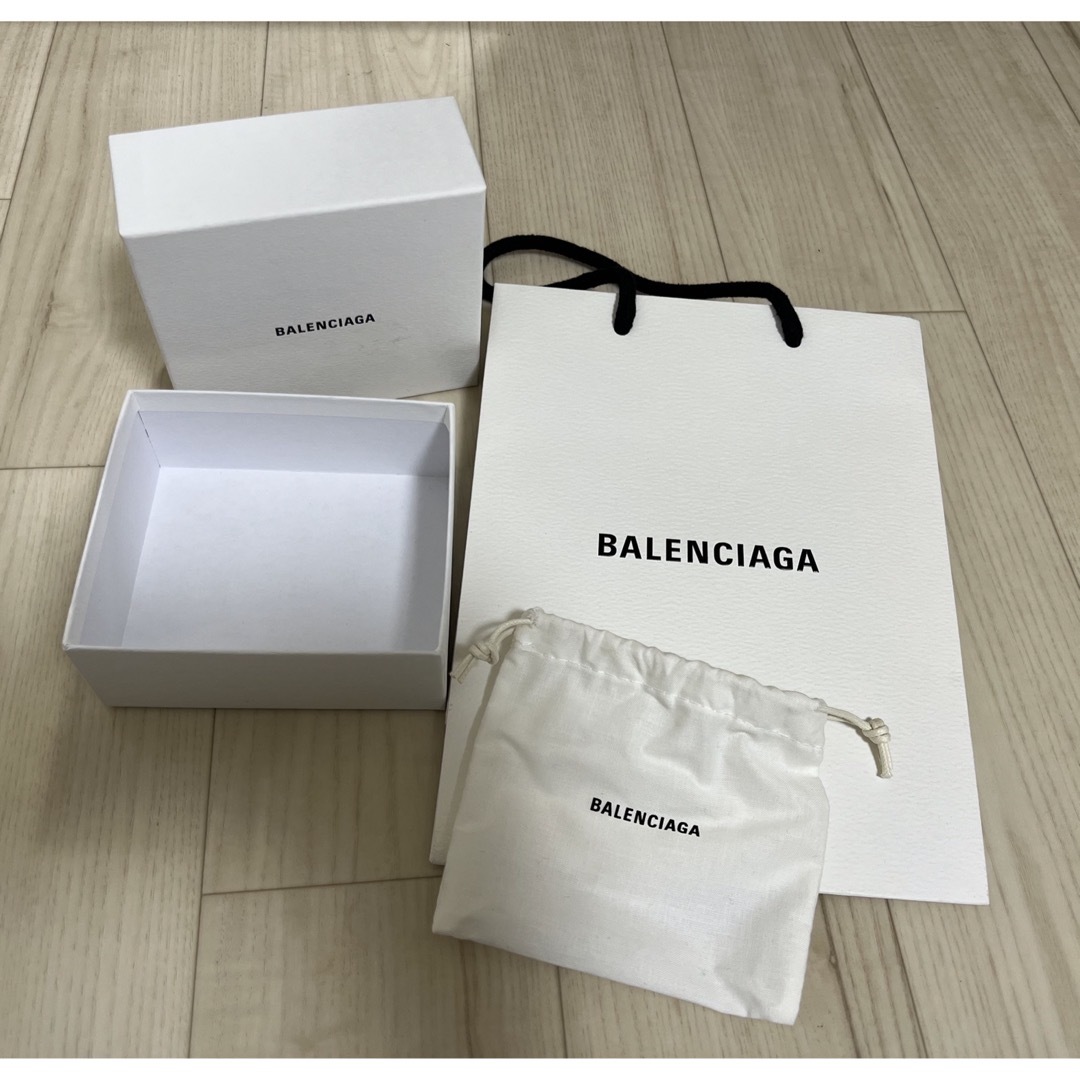 バレンシアガ　BALENCIAGA ショッパー　ミニ財布用　箱　ブランド レディースのバッグ(ショップ袋)の商品写真