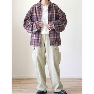 Eddie Bauer - 90s 古着 Eddie Bauer マドラスチェック スウィング Eddie Bauer - 90s 古着 Eddie Bauer マドラスチェック スウィング