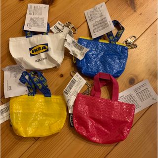 イケア(IKEA)のIKEA クノーリグ　キーホルダー　ストラップ　ミニバッグ　小物入れ　小銭入れ(キーホルダー)