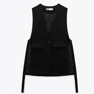 ZARA バックルベスト