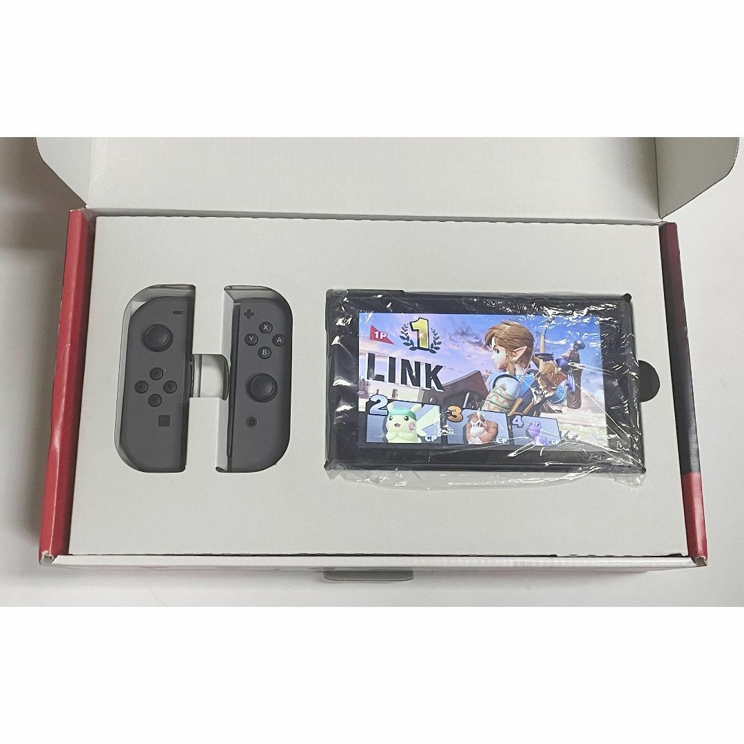 ニンテンドースイッチ　グレー　新型　美品