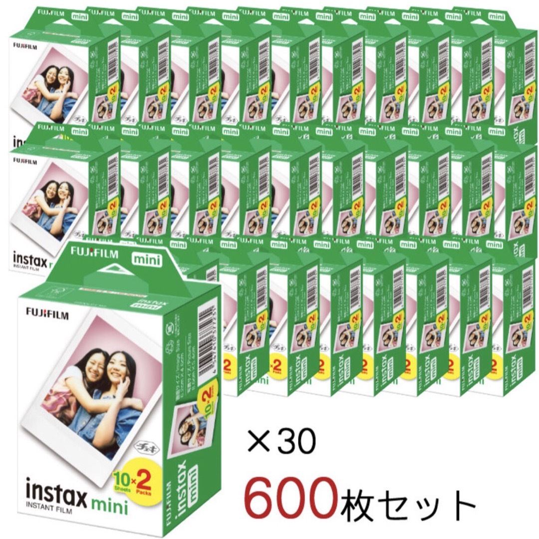 [25年3月]instax mini チェキフィルム30箱 600枚分