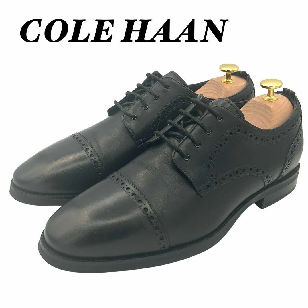 COLE HAAN C30625 黒 キャップオックスフォード 9M