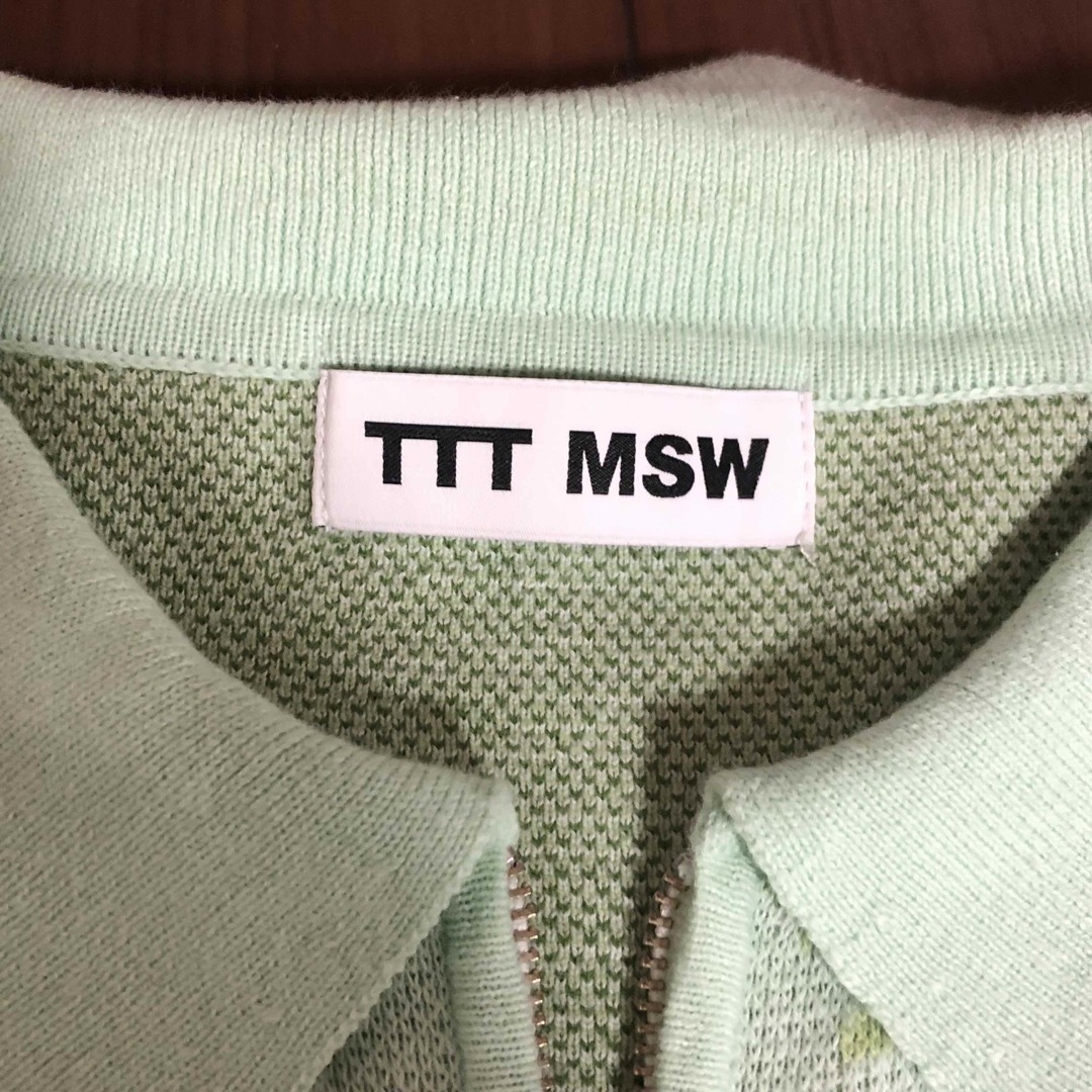 TTT MSW Flower Half Zip cardigan