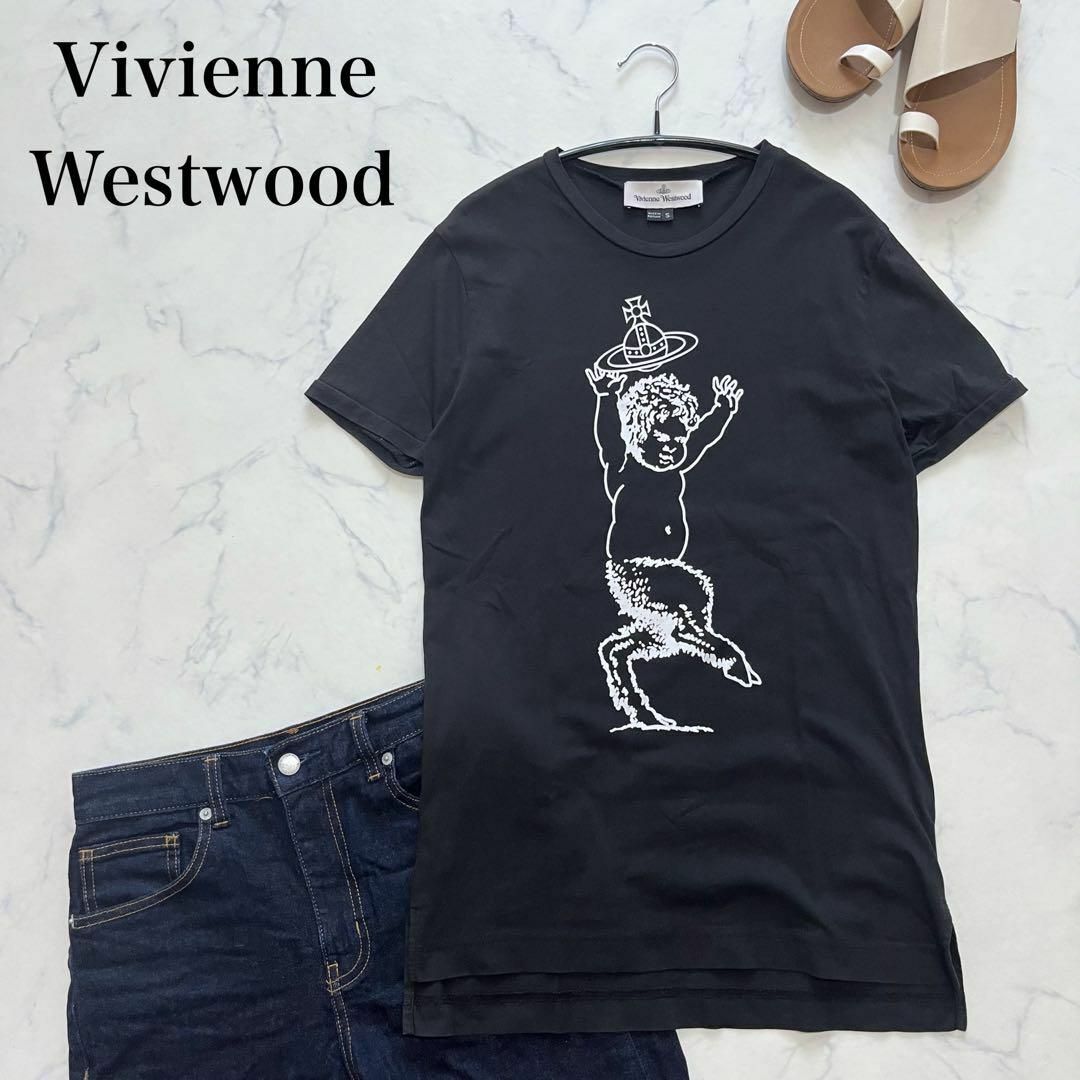 Vivienne Westwood サタイア 半袖Tシャツ ブラック S - Tシャツ(半袖