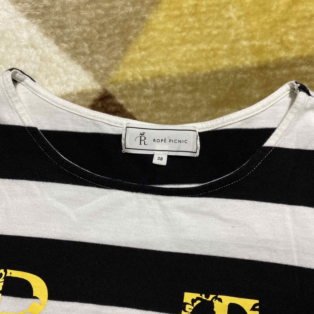 Rope' Picnic(ロペピクニック)のROPE PICNIC ボーダー柄　Tシャツ　38 レディースのトップス(Tシャツ(半袖/袖なし))の商品写真