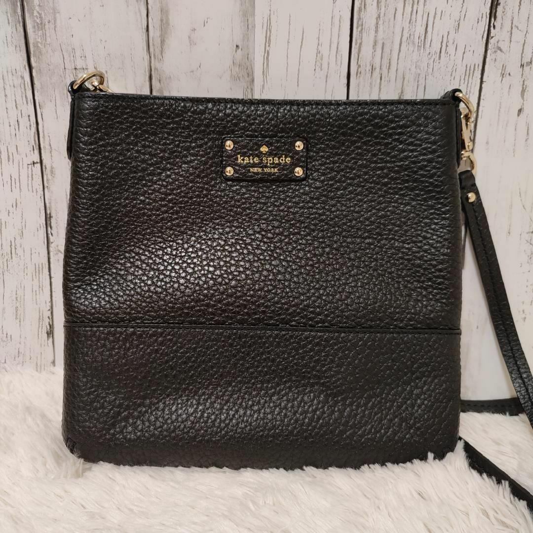【美品】Kate Spade ケイトスペード ショルダーバッグ ブラック