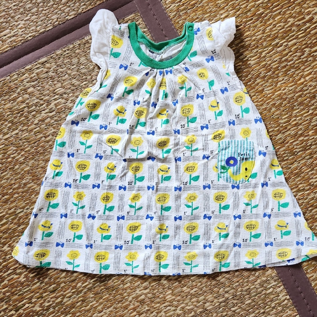 Petit jam(プチジャム)の95サイズ　プチジャム　チュニック キッズ/ベビー/マタニティのキッズ服女の子用(90cm~)(Tシャツ/カットソー)の商品写真