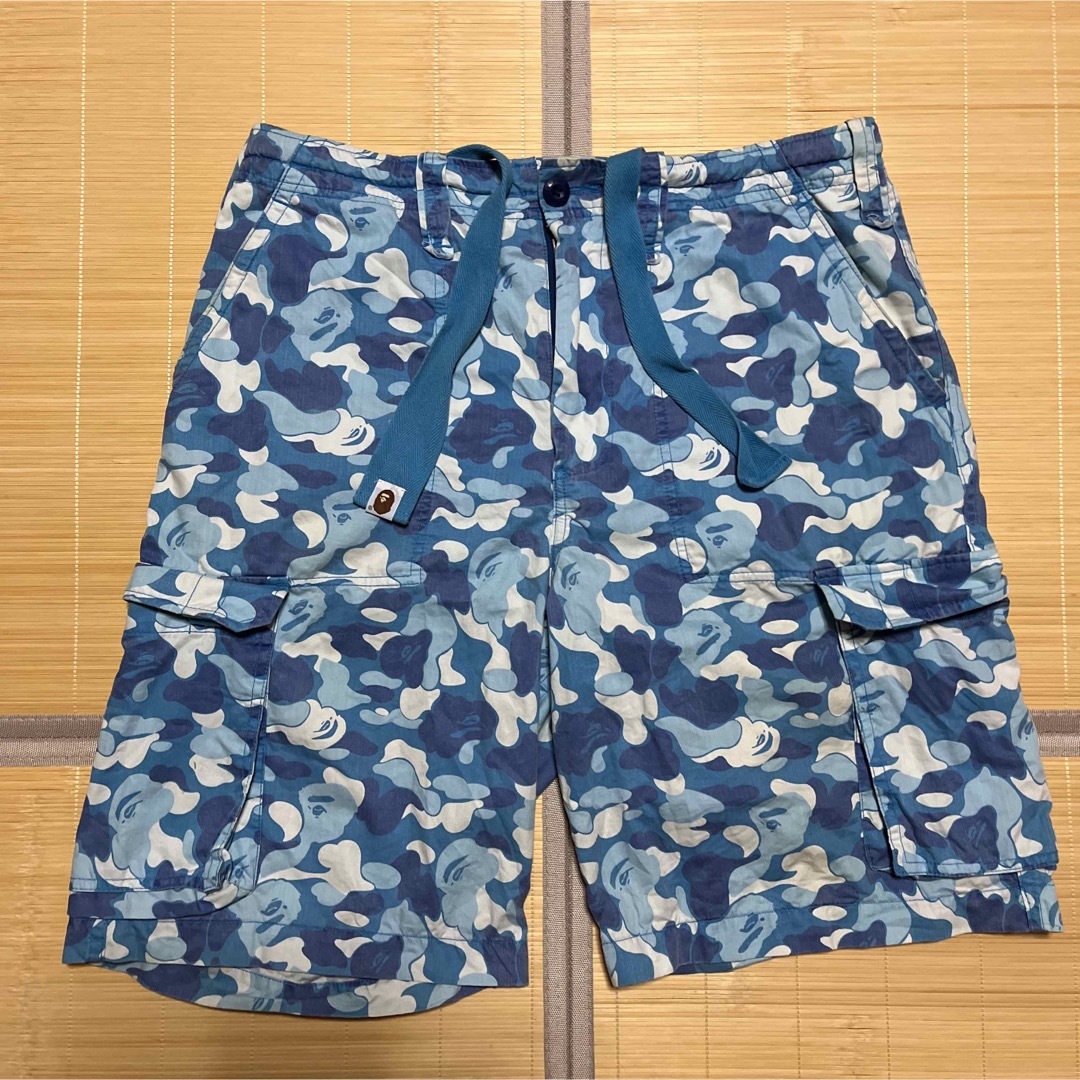 当店の記念日 APE BAPE KAWS 2 BAPE Camo カーゴショーツ パンツ M