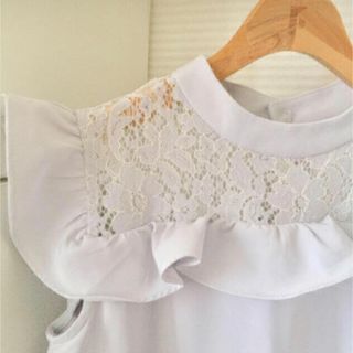 トッコ(tocco)の【最終価格】tocco closet フリル レース 花柄 ワンピース(ひざ丈ワンピース)