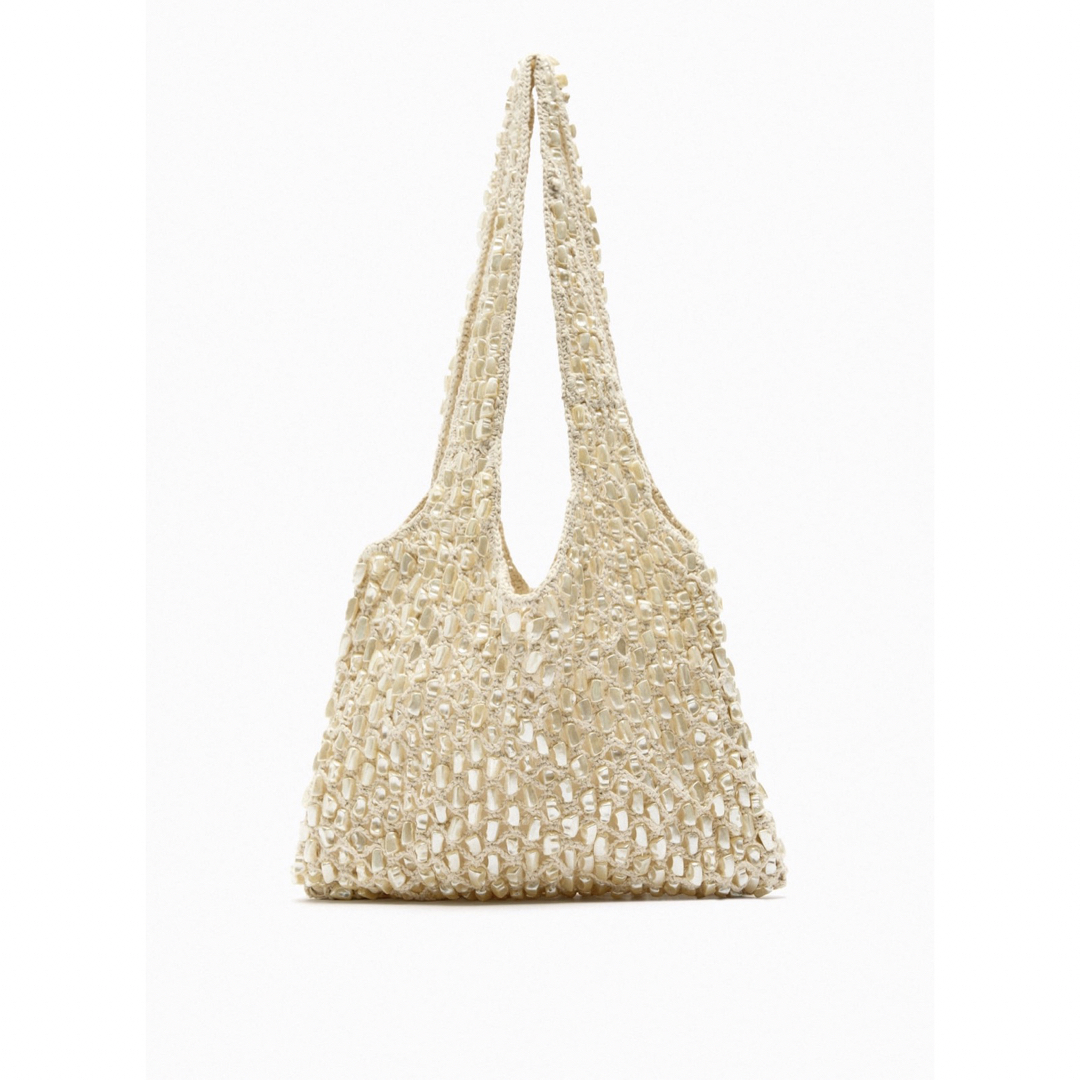 ZARA - ZARA ビーズバケットバッグの通販 by ぱんだこぱん|ザラ ZARA - ZARA ビーズバケットバッグの通販 by ぱんだこぱん|ザラ