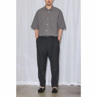 コモリ(COMOLI)のCOMOLI 19SS タータンチェック 半袖シャツ 3 コモリ シャツ(シャツ)