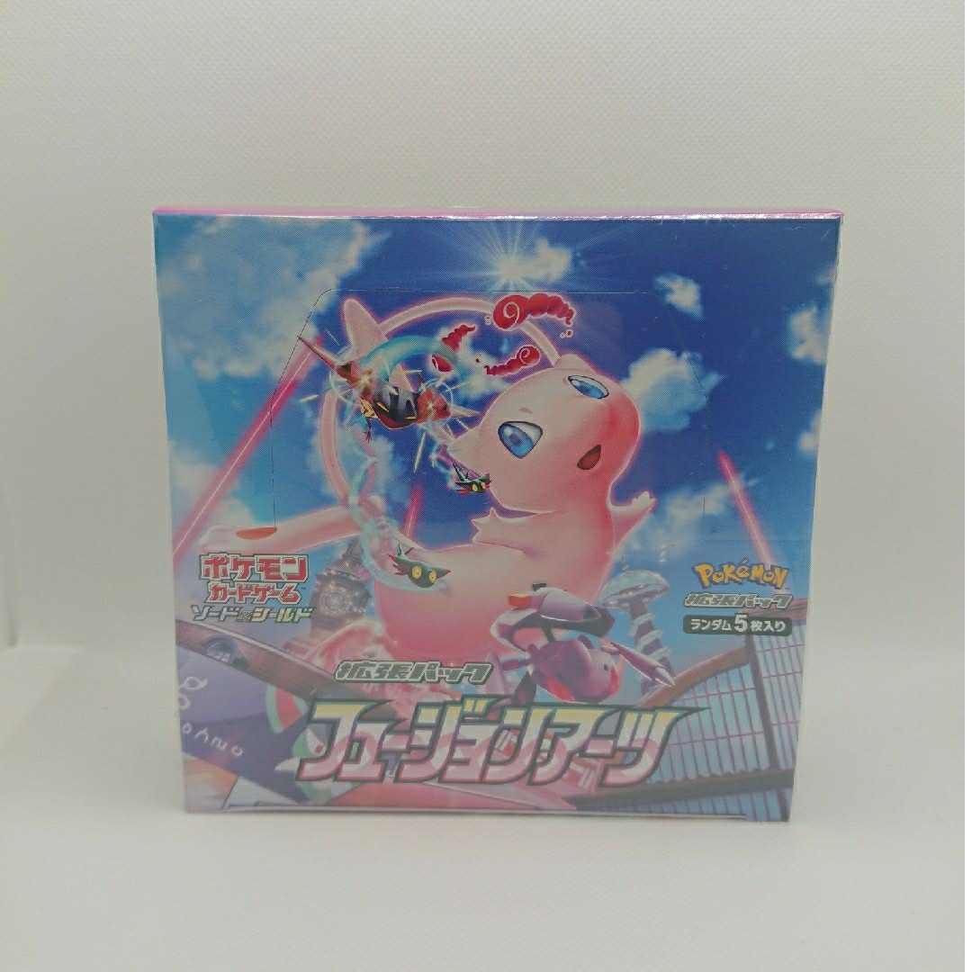 ポケモンカードBOX  フュージョンアーツ　新品、未開封　シュリンク付き