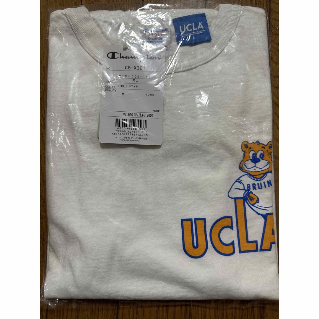 Champion(チャンピオン)の【新品】Champion T-1011 カレッジtシャツ UCLA染み込みロゴ メンズのトップス(Tシャツ/カットソー(半袖/袖なし))の商品写真