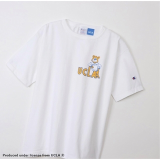 チャンピオン(Champion)の【新品】Champion T-1011 カレッジtシャツ UCLA染み込みロゴ(Tシャツ/カットソー(半袖/袖なし))