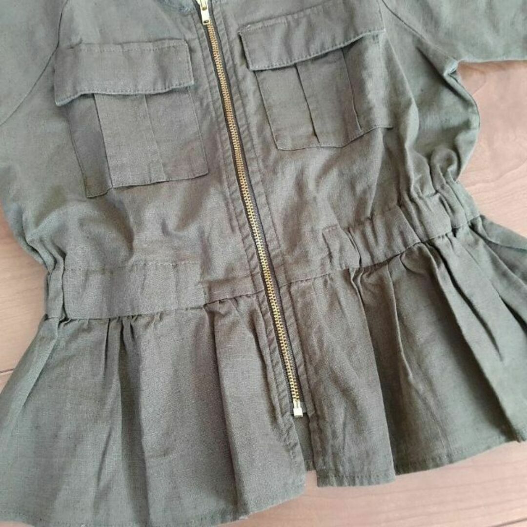 即日発送☆Otonato 女の子110 カーキトップス 半袖 春服 韓国風の通販 by こはる 即日発送★Otonato 女の子110 カーキトップス 半袖 夏服 韓国風