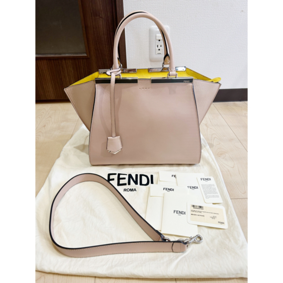 フェンディ FENDI トロワジュール 2way ハンドバッグ