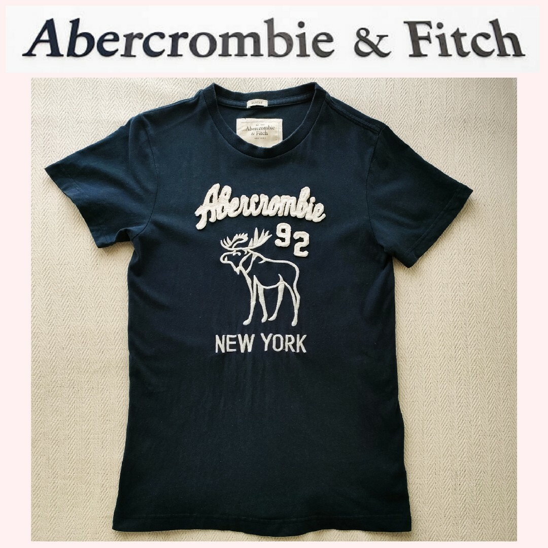 【正規品】Abercrombie & Fitchアバクロンビー＆フィッチUSA製綿100%生産国