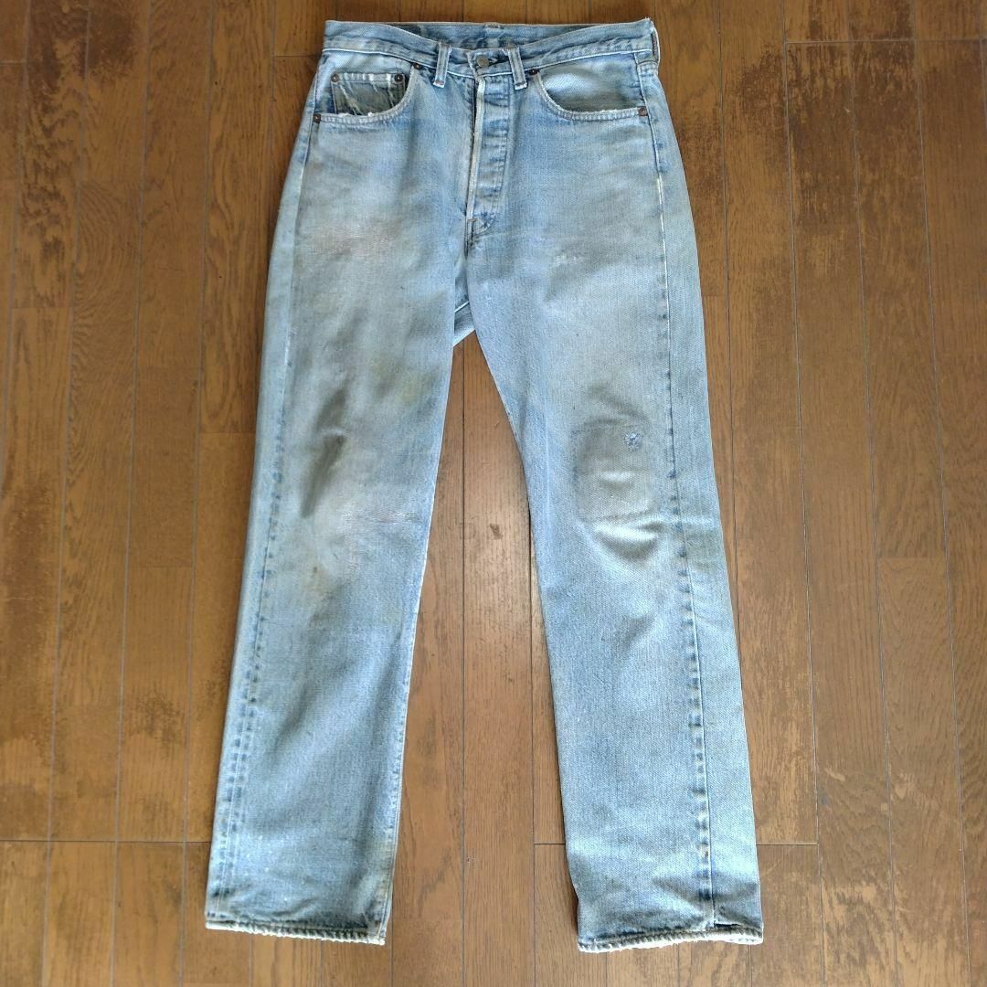 ヴィンテージ70s Levi's 501 66前期リペアデニム W32L34