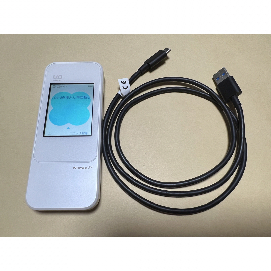 WiMAX 2+ Speed Wi-Fi NEXT W04 ホワイト スマホ/家電/カメラのPC/タブレット(PC周辺機器)の商品写真