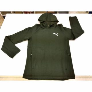 プーマ(PUMA)のXXL）緑）プーマ★フーディースウェット パーカ フード付きスリム 672397(パーカー)