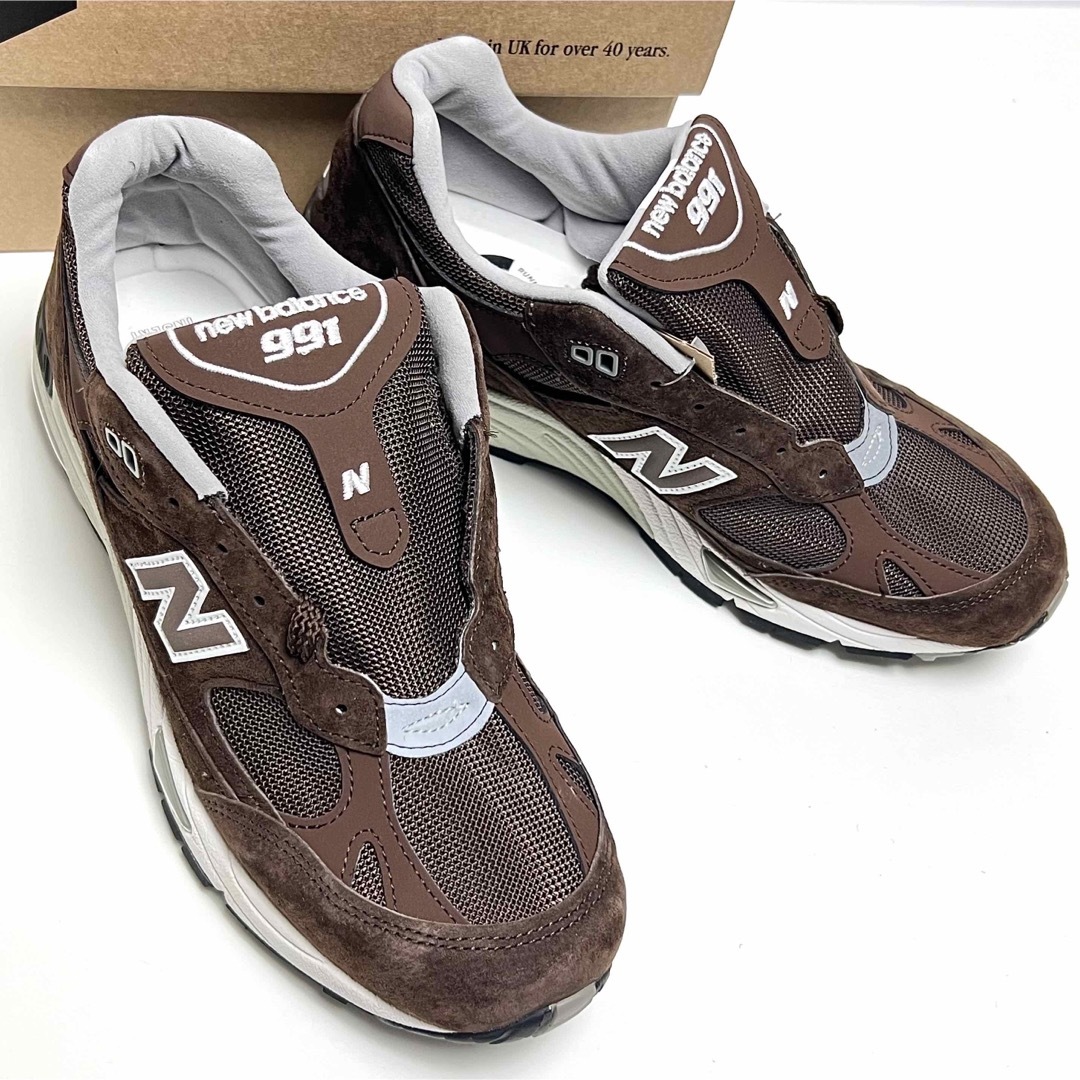 26cm 新品 ニューバランス 英国製 991 NEWBALANCE ブラウン