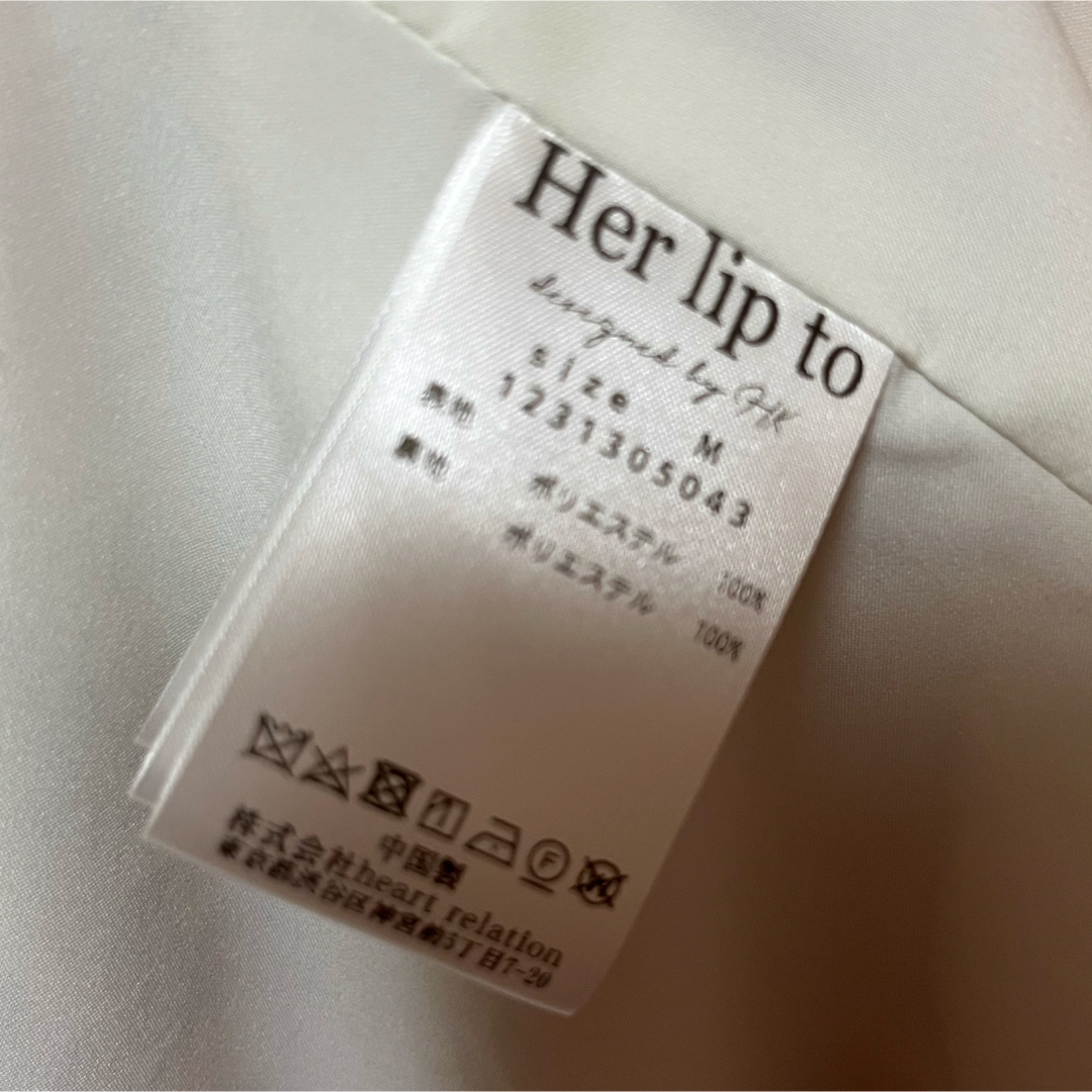 Her lip to(ハーリップトゥ)のあいす様専用　ハーリップトゥfull of love long dress   レディースのワンピース(ロングワンピース/マキシワンピース)の商品写真