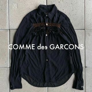 コム デ ギャルソン(COMME des GARCONS) シースルーブラウス シャツ 