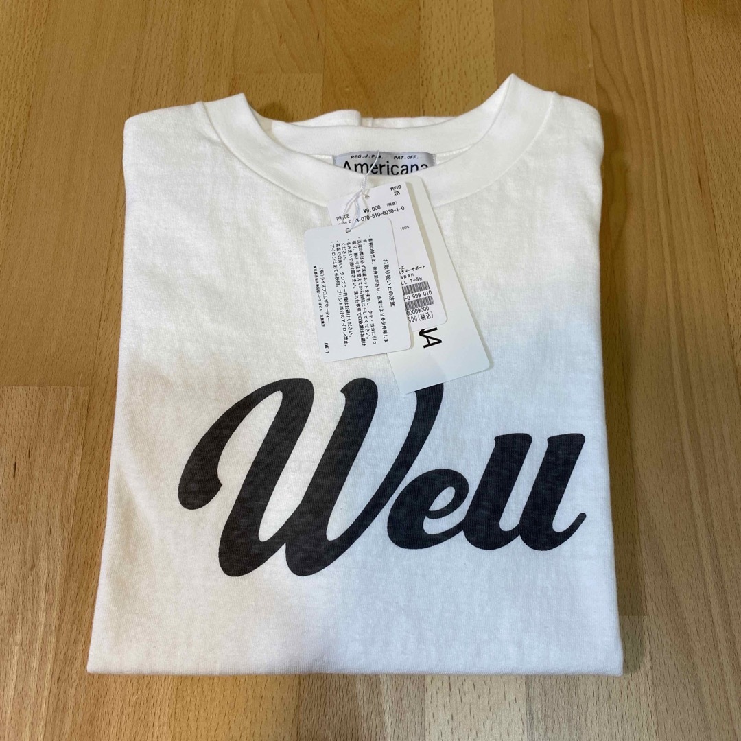 Deuxieme Classe【AMERICANA】 well Tシャツ 新品