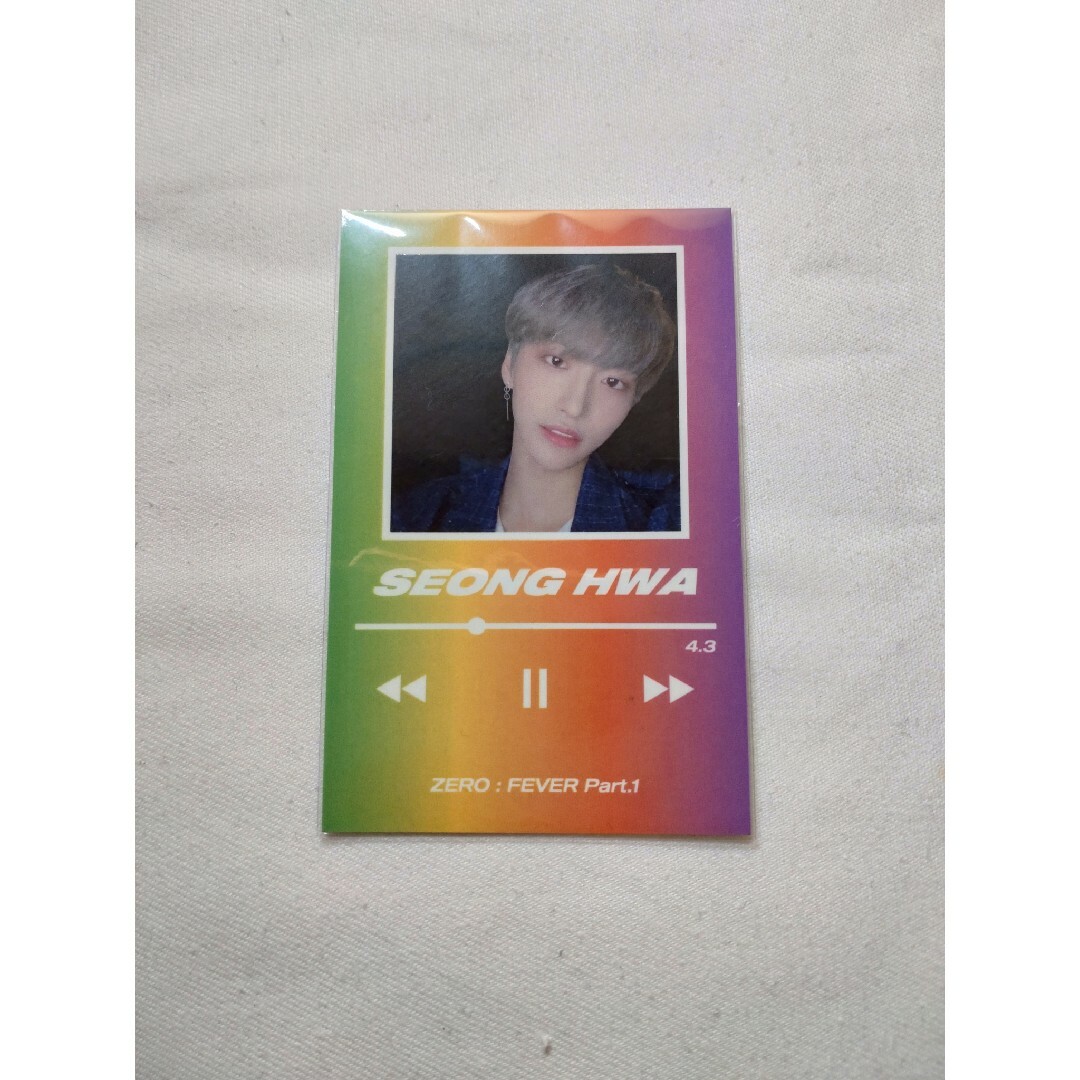 ATEEZ SEONGHWA POLAROID 109 JPK-POP/アジア