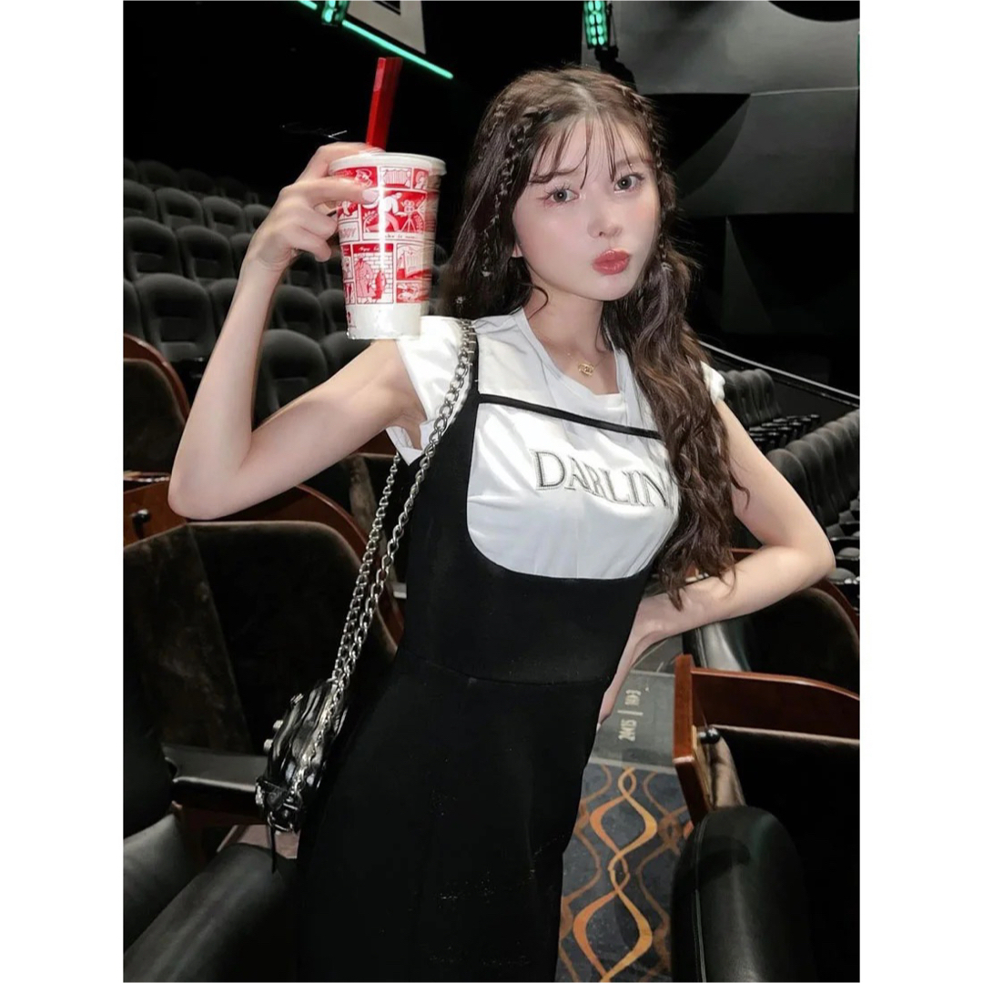 Darich - 新品タグ付き ダーリッチ Darich バインダーカットサロペット