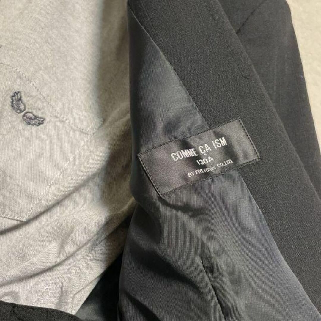 COMME CA ISM - 超美品 高品質 黒 男の子 フォーマルスーツ130 5点