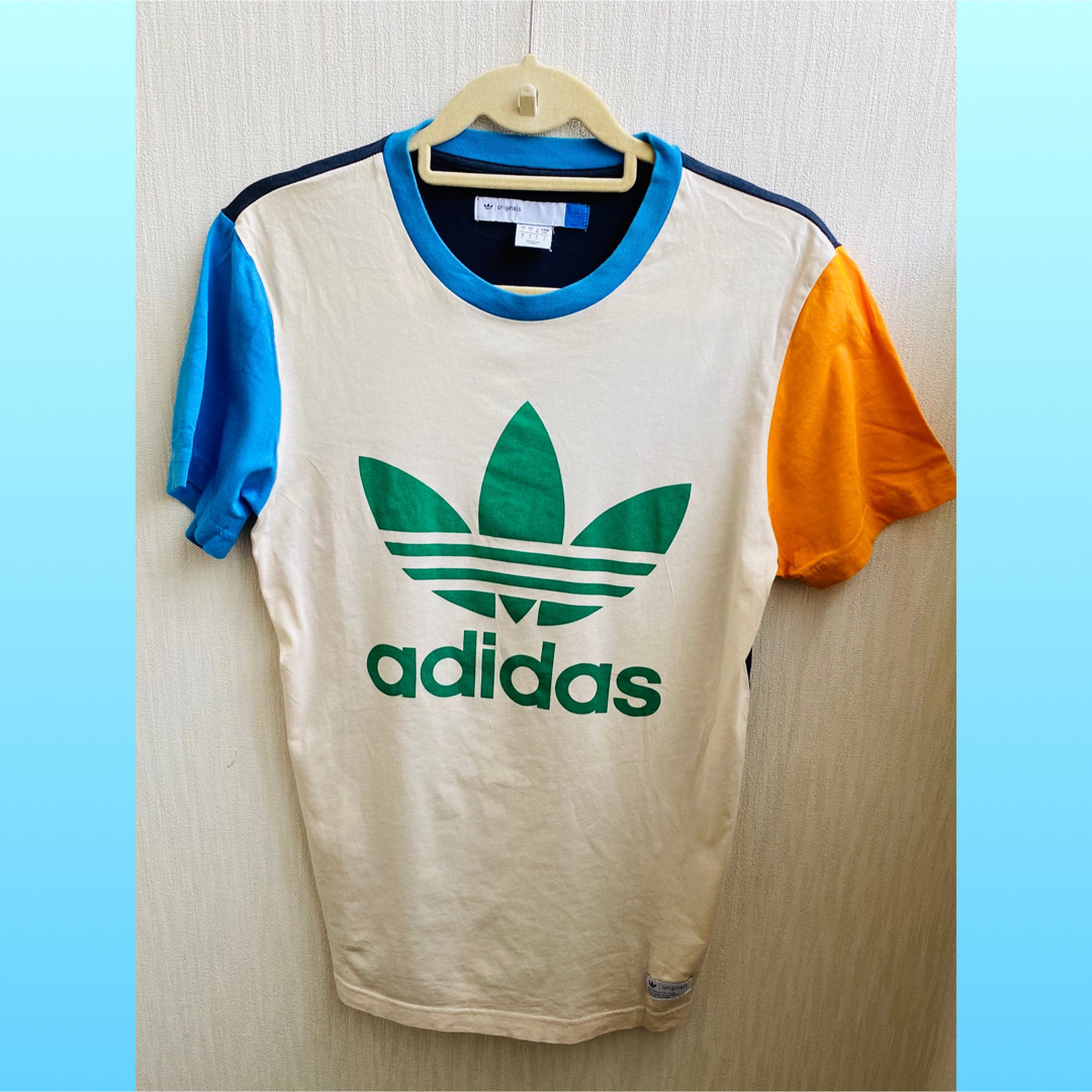 【90年代　デッドストック】adidas(アディダス)　Tシャツ Mサイズ