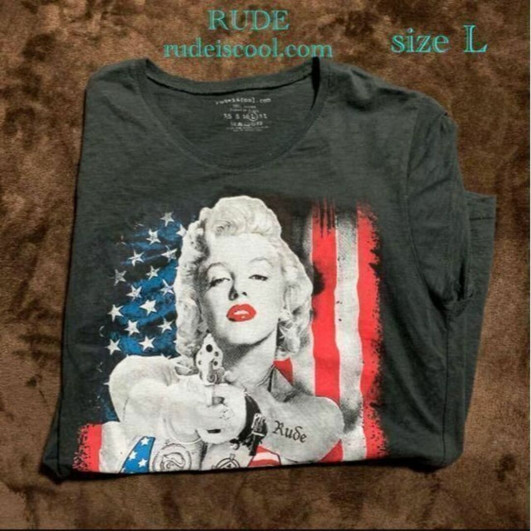 rude is cool shirt スリーブレスシャツマリリン L Italy エンタメ/ホビーのタレントグッズ(その他)の商品写真