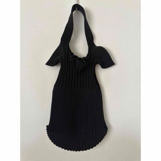 CFCL Fluted Bag 2  Black シーエフシーエル(ハンドバッグ)